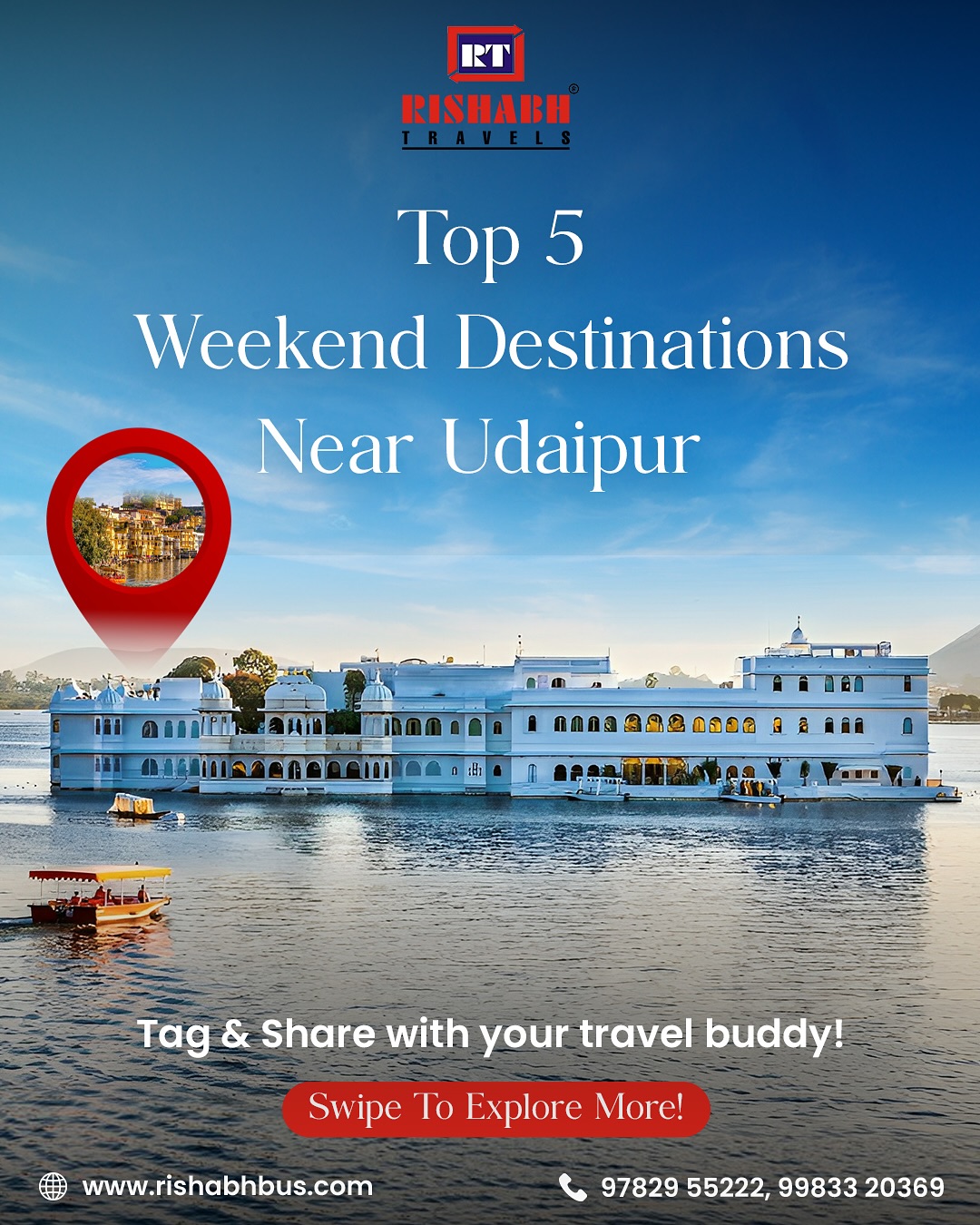 Top 5 Weekend Escapes Near Udaipur