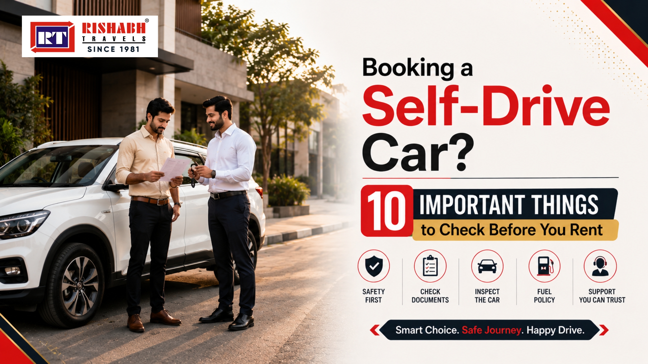 Booking a Self-Drive Car? 10 Important Things to Check Before You Rent