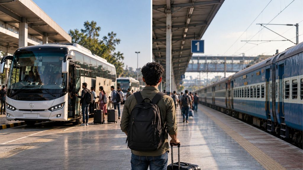 Bus vs Train Comparison for Intercity Travel